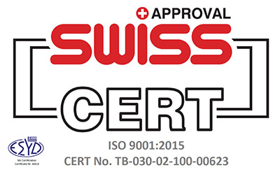 Πιστοποίηση iso-9001 & Swiss Cert Approval